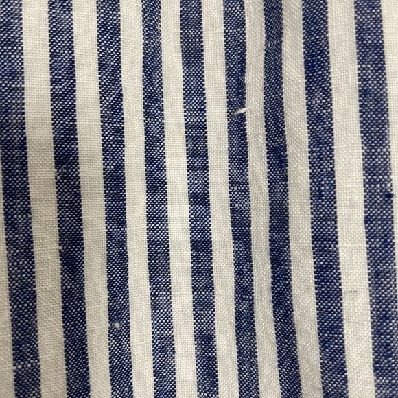 J. Crew Schoolboy Blazer Striped Blue White Linen Sz 2 Women Professional Preppy - Picture 13 of 16